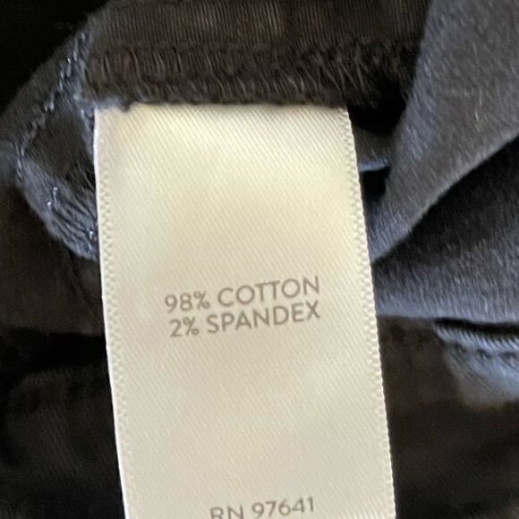 J Jill black ankle jeans 98% cotton sz 16 button detail in ankles - Picture 6 of 7